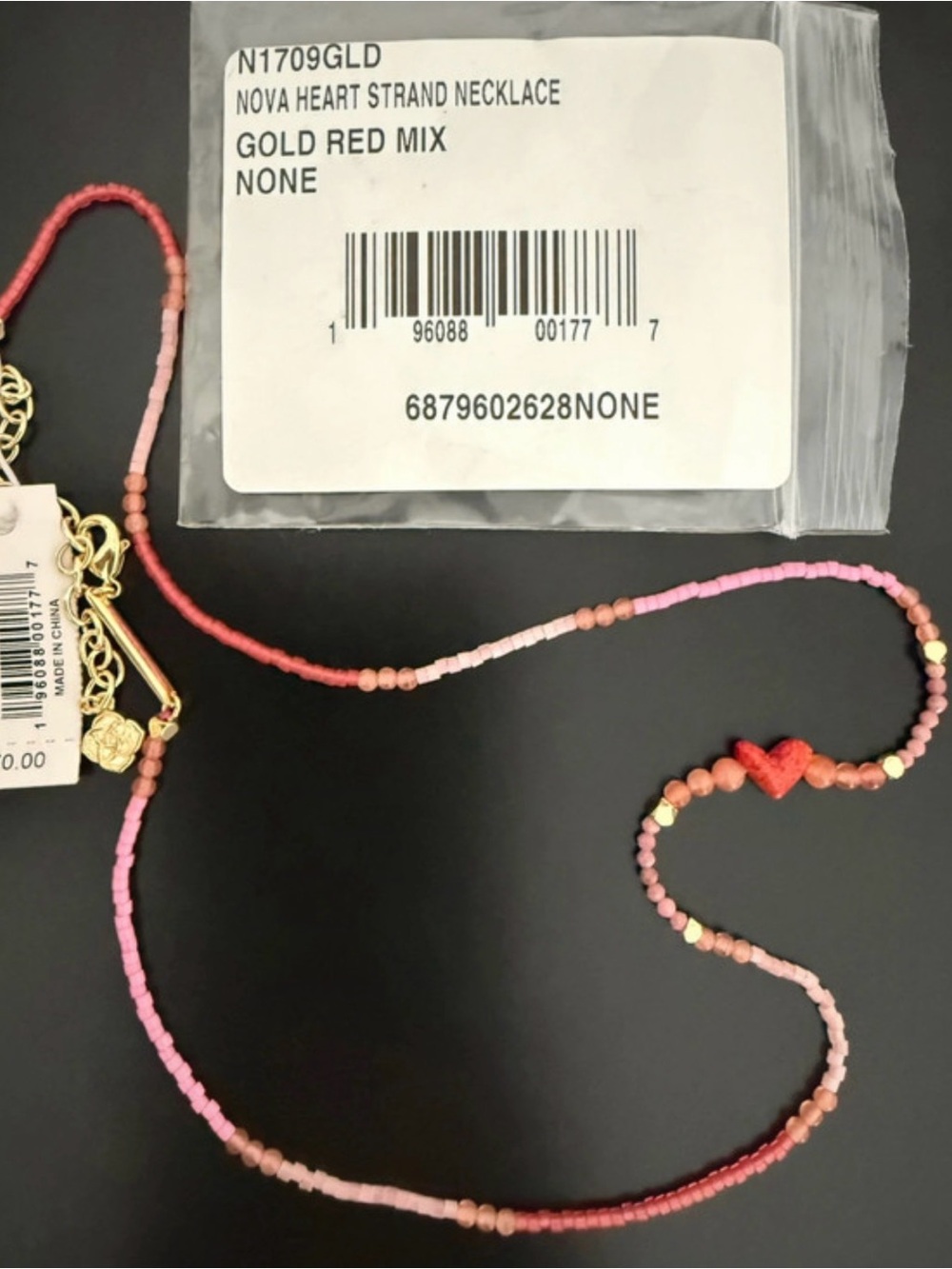 Kendra Scott NWT heart necklace